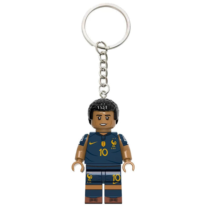 France Brick Footballer | Custom Minifigure Keychain