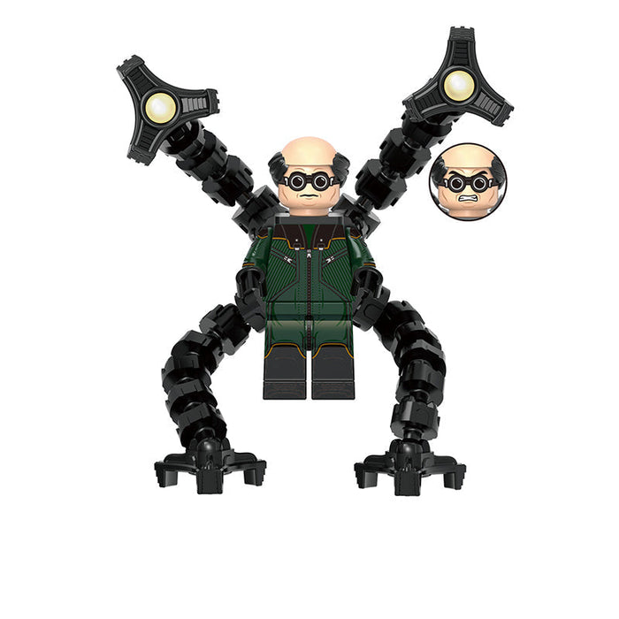 BF0490 – Cybernetic Tentacle Scientist | Custom Brick Figure