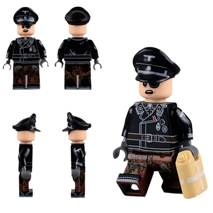 German SS Panzer Hauptsturmführer (001) | Custom Minifigure