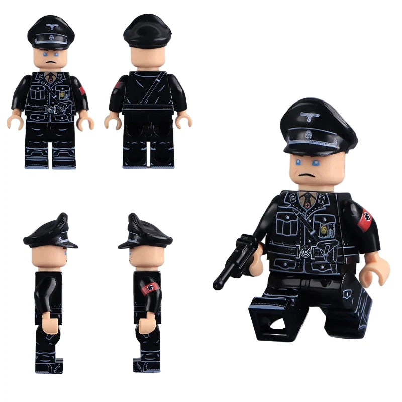 BF003 – SS Obersturmbannfuhrer | Custom Brick Figure