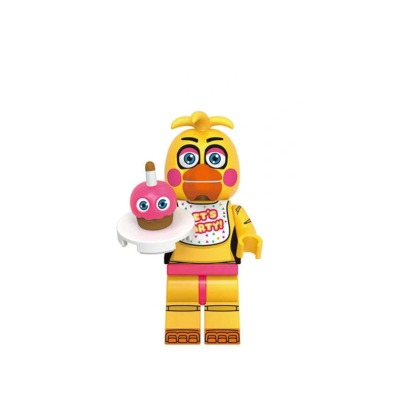 BF0137 – Golden Beak Performer | Custom Brick Figure