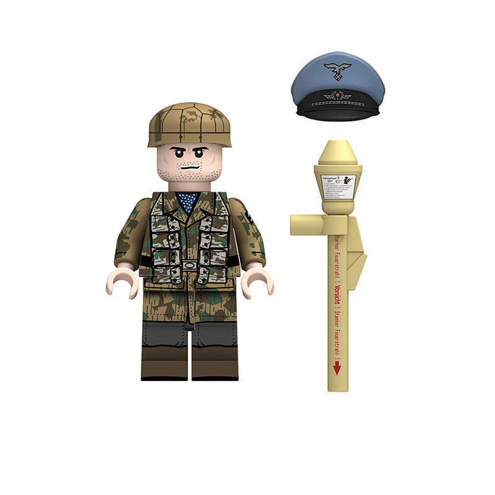 BF629 – German Fallschirmjäger | Custom Brick Figure