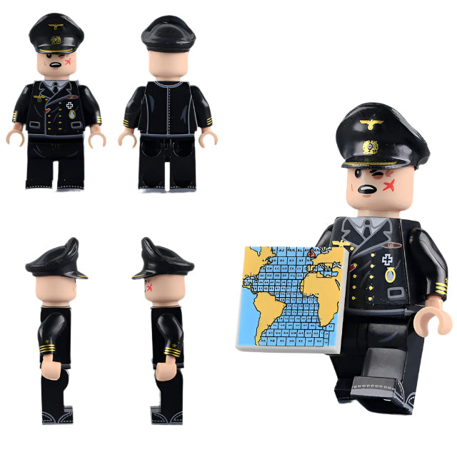 BF46 – German Navy Korvettenkapitän | Custom Brick Figure