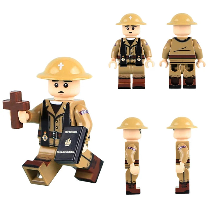 BFV061 – British Chaplain | Custom Brick Figure