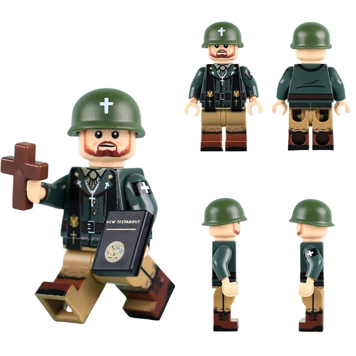 BFV060 – US Chaplain | Custom Brick Figure