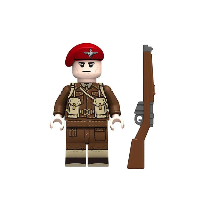 BF646 – Red Devils Paratrooper | Custom Brick Figure