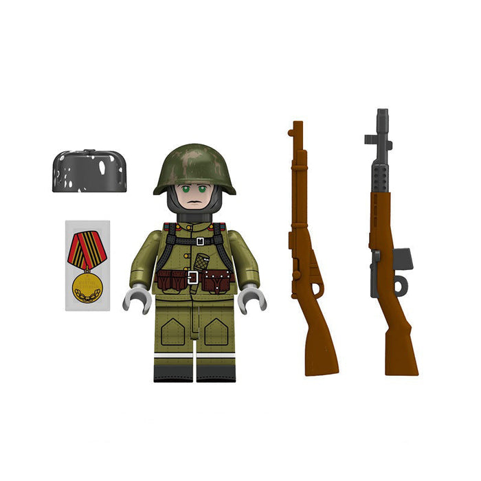 BF613 – Soviet Infantrymen | Custom Brick Figure