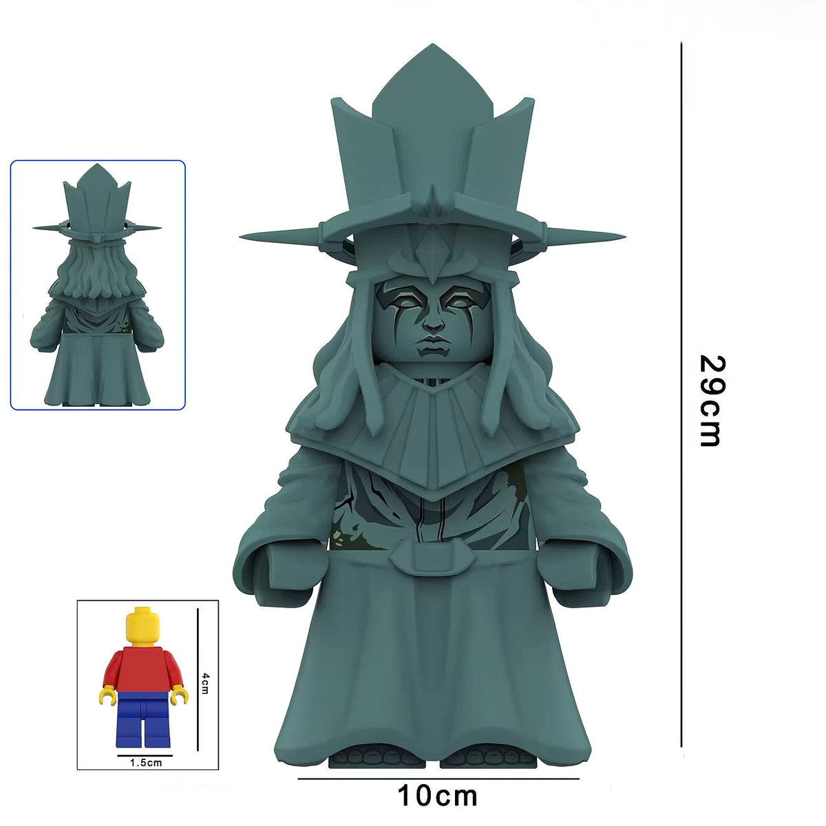 DY1822 – Statue of God (Comic Green) (29CM) | Custom Giant Minifigure