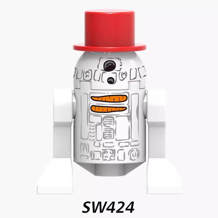 BF0424 – Snowman Astromech Droid | Custom Brick Figure