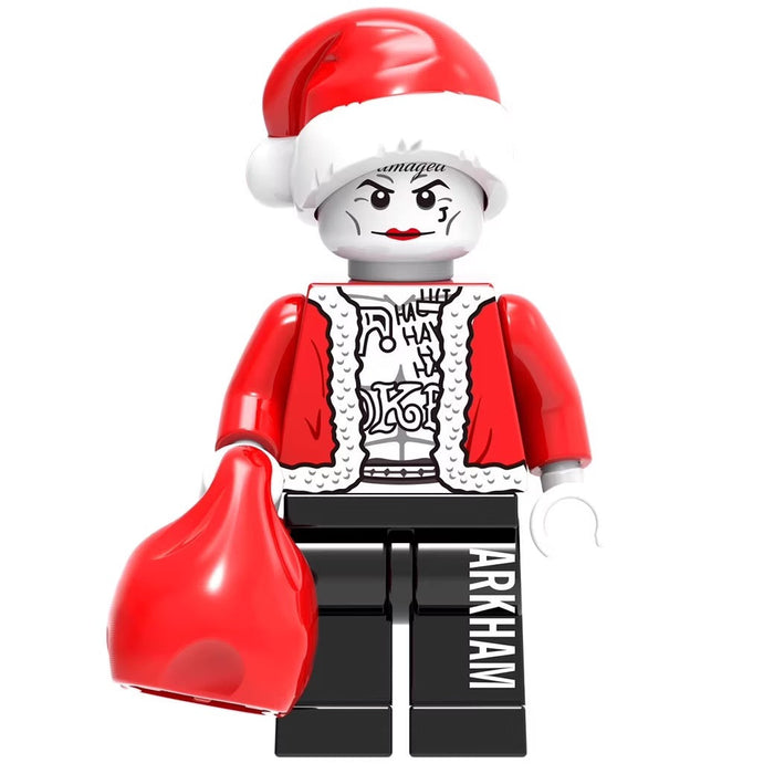 BF0462 – Christmas Arkham Harlequin | Custom Brick Figure
