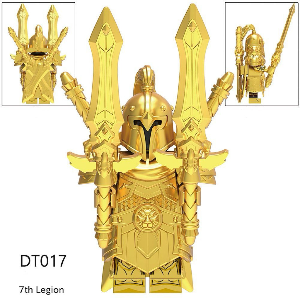 DT017 – 7th Legion Golden Knight | Custom Brick Figure