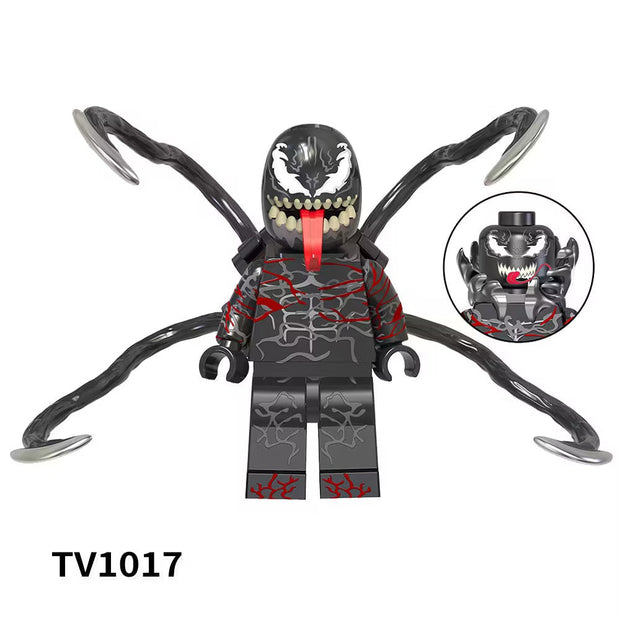 TV1017 – Shadow Symbiote Ravager | Custom Brick Figure