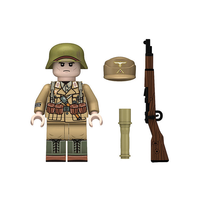 BF617 – German Afrika Korps | Custom Brick Figure