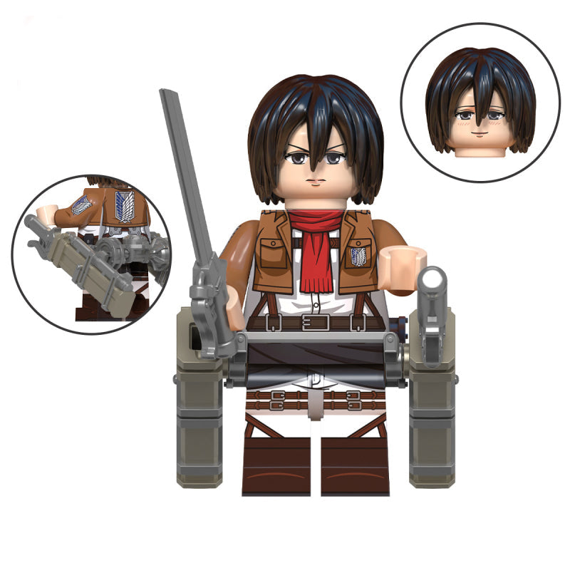 BF2446 – Silent Scarf Defender | Custom Brick Figure