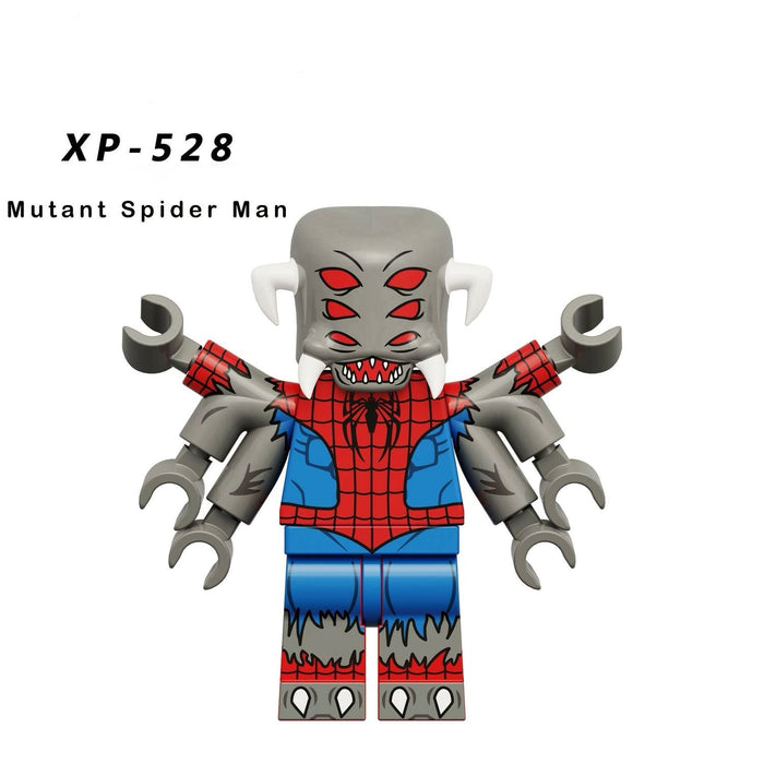 XP528 – Mutant Webslinger | Custom Brick Figure