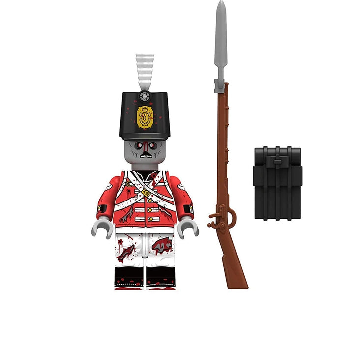 BF109 – British Infantry Zombie | Custom Brick Figure