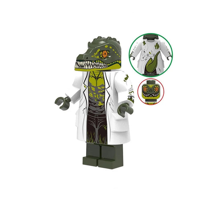 BF1345 – Reptilian Geneticist | Custom Brick Figure