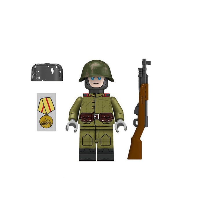 BF615 – Soviet Infantrymen | Custom Brick Figure