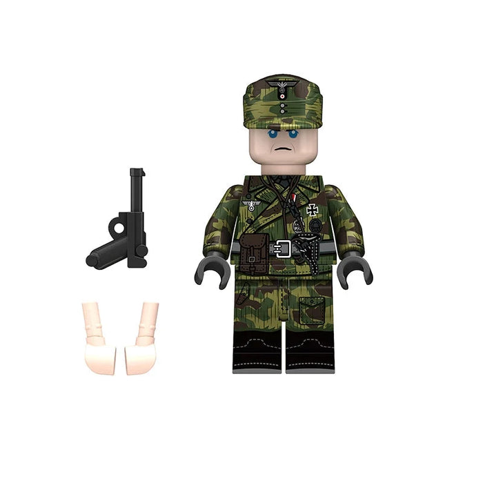 BF675 – SS Panzer Crewman | Custom Brick Figure
