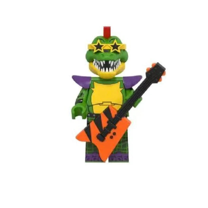 BF2907 – Neonhide Gator Performer | Custom Brick Figure