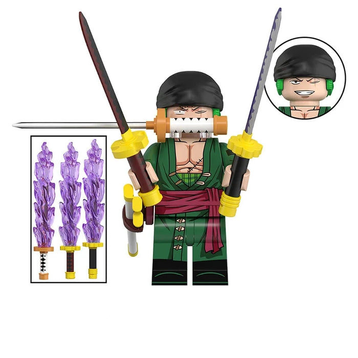 BF2813 – Triple Blade Ronin | Custom Brick Figure