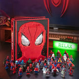 MOC Custom Spider-Man Collections Book With Spiderman Minifigures Building Blocks Toy Set 1888 Pieces Free weapon accessory pack Includes minifigures